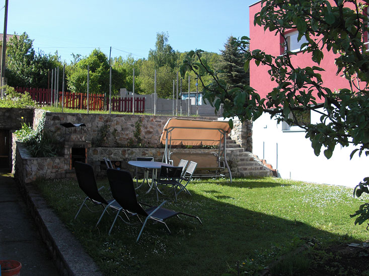 Grillecke im Garten, Bezchlebovi - Unterkunft Český Krumlov